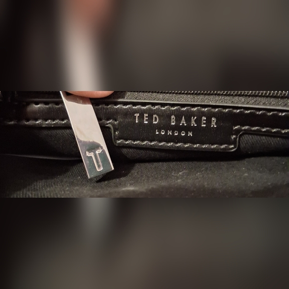 NWT Ted Baker Kylar Black Satin & Crystal Evening Convertible Bling Purse Bag - Picture 11 of 12